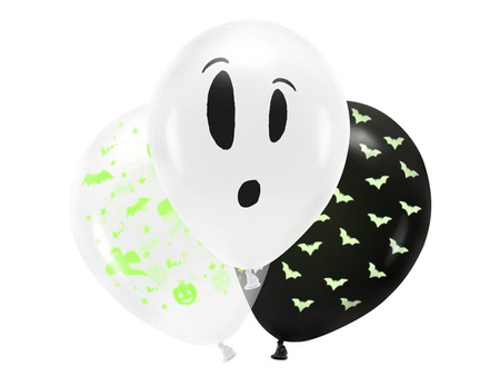 BALONY UV 27 cm BOO! 3 szt.