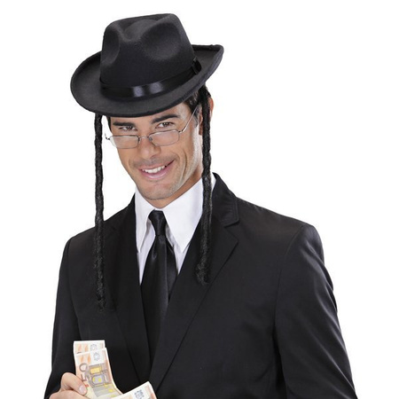 KAPELUSZ RABINA Z PEJSAMI