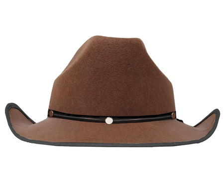 KAPELUSZ KOWBOJSKI BRĄZOWY