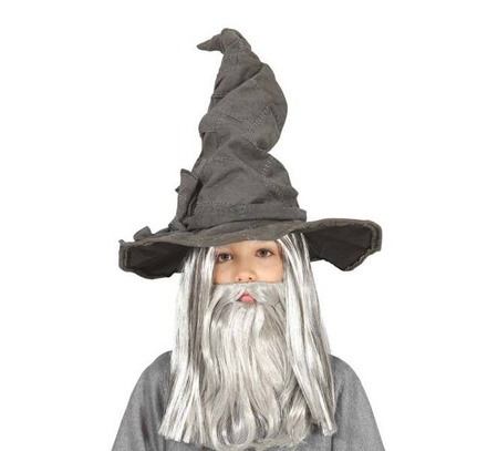 ZESTAW CZARODZIEJA DZIECIĘCY KAPELUSZ+RÓŻDŻKA