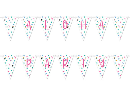 BANER FLAGI ALOHA PARTY 500 CM