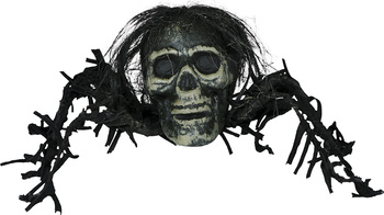 CZASZKA PAJĄK 38 CM HALLOWEEN