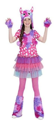 STRÓJ MONSTER GIRL RÓŻOWA