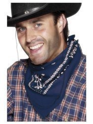 BANDANA KOWBOJA GRANATOWA