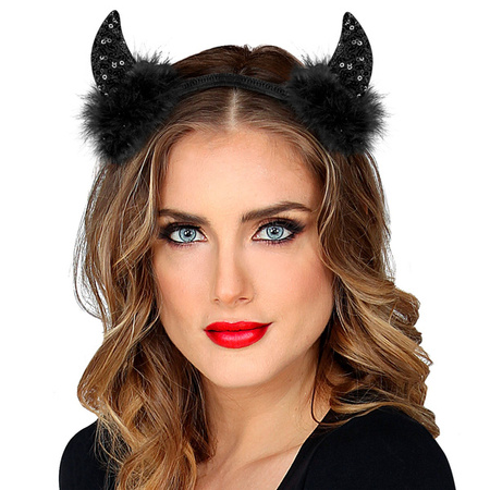 ROGI DIABŁA CZARNE CEKINY