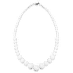 NASZYJNIK KORALE BIAŁE