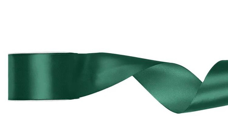 TASIEMKA SATYNOWA BUTELKOWA ZIELEŃ 50MM 25M