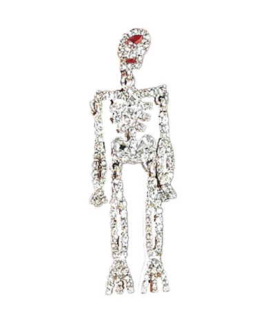 KOLCZYKI SZKIELETY 6,5 CM 