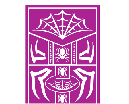 SZABLON DO MALOWANIA TWARZY PAJĄK 