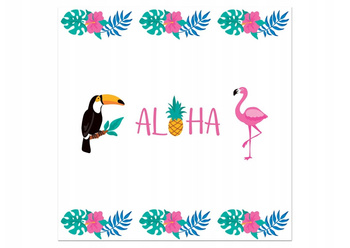 SERWETKI ALOHA PARTY 33CM 20 SZTUK