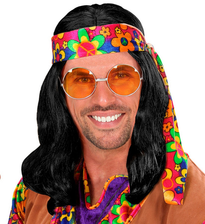 PERUKA HIPPIS CZARNA