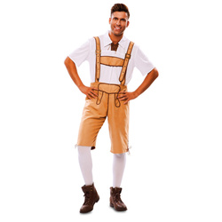 STRÓJ MĘSKI BAWARSKI BEŻ