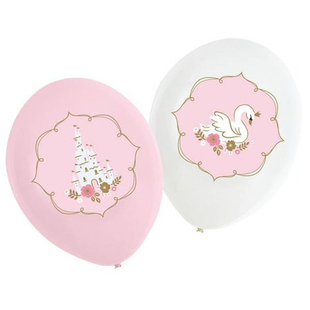 BALONY LATEKSOWE 27 cm PRINCESS 6 szt