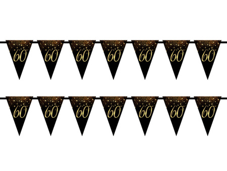 BANER GIRLANDA PAPIEROWA 60 URODZINY 5 M
