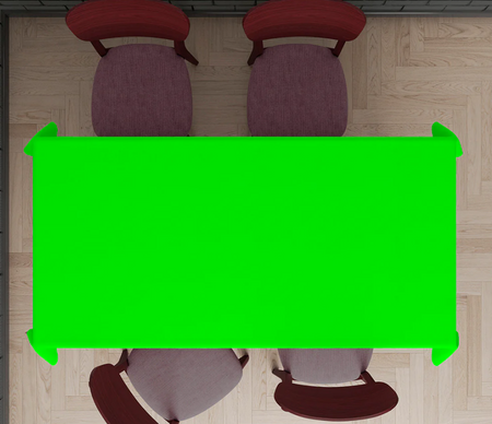 TABLECLOTH NEON GREEN 137X274 CMS