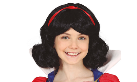 PERUKA DZIECIĘCA ŚNIEŻNA KRÓLEWNA 