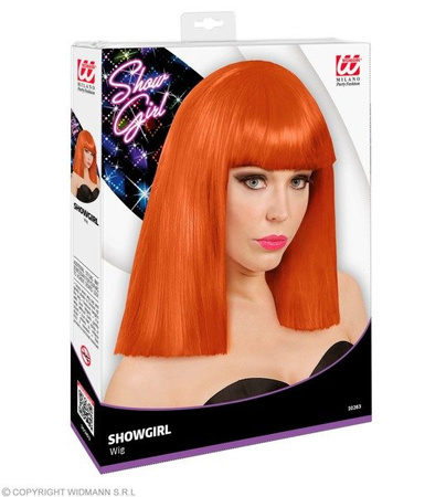 PERUKA SHOWGIRL RUDA