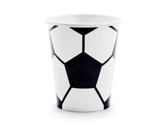 KUBECZKI PIŁKA 260ml 6szt FOOTBALL