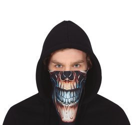 CHUSTA NIEBIESKA CZASZKA