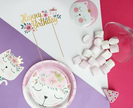 ZESTAW KOTEK TALERZYKI+KUBECZKI