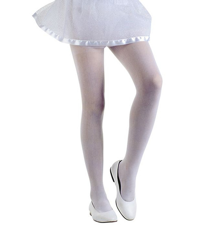 Pk 12 "WHITE GLAMOUR SHEER PANTYHOSE" 40DEN