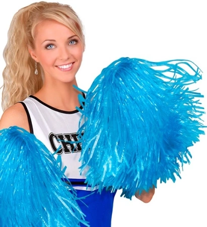 POMPON NIEBIESKI CHEERLEADERKI