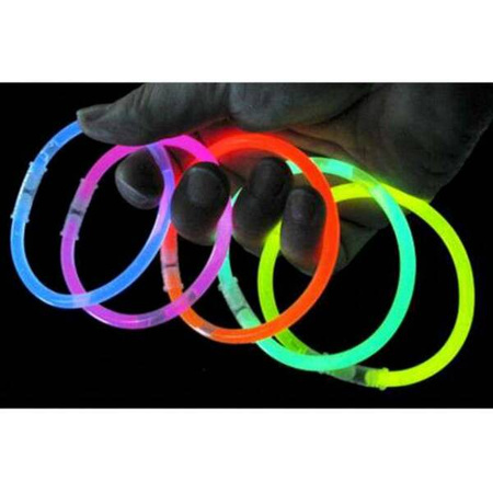 BRANSOLETKI FLUORESCENCYJNE 100 SZT