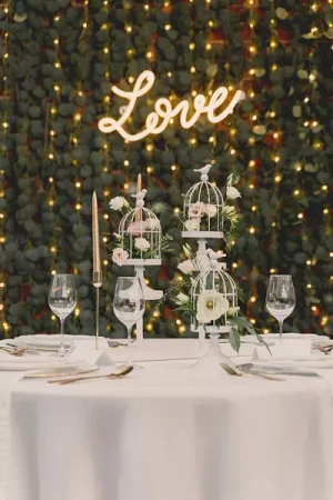 KLATKA DEKORACYJNA BIAŁA 27.5 CM