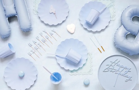 PATERA NA SŁODYCZE 24 X 14,5 CM JASNY NIEBIESKI