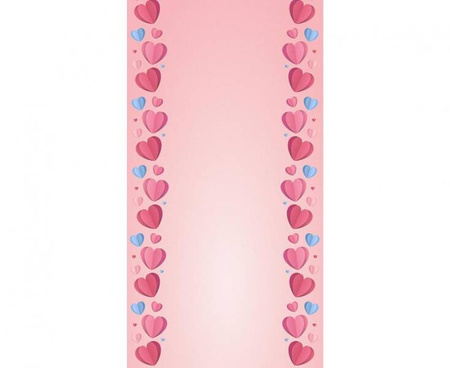 BIEŻNIK PAPIEROWY SERDUSZKA 33 X 200 CM