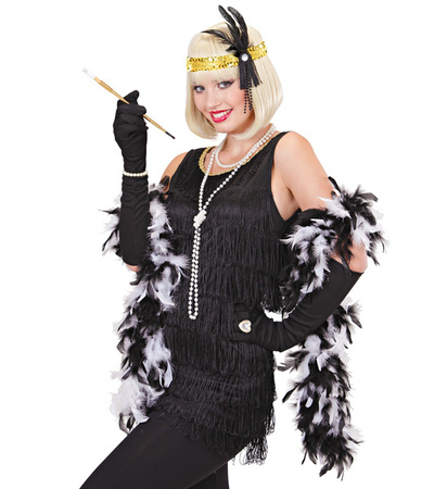 OPASKA RETRO Z BROSZKĄ ZŁOTA