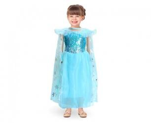 #STDZ Strój dla dzieci Błękitna Dama Dworu (sukienka) rozm. 95-110 cm KK