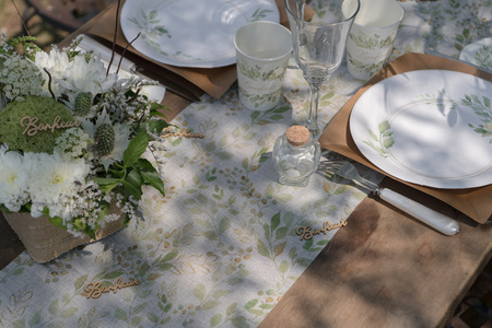 BIEŻNIK BOHO GAŁĄZKI 26 X 300 CM