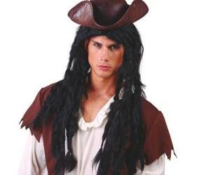 PERUKA CZARNA PIRATA