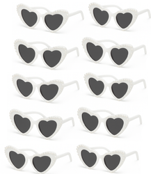 ZESTAW OKULARY SERCA 10 SZTUK I PEREŁKI DIY