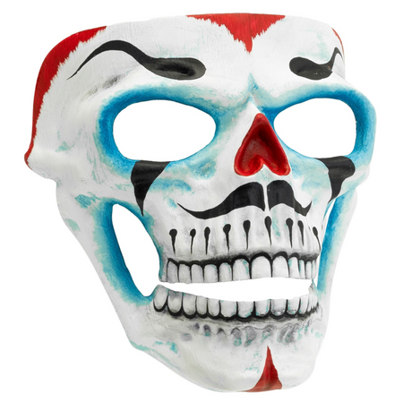 MASKA LOS MUERTOS SZKIELET KLAUNA 