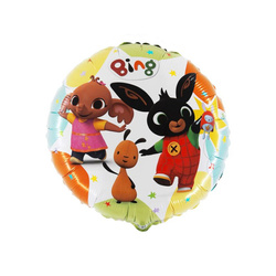 BALON FOLIOWY OKRĄGŁY BING 45 CM