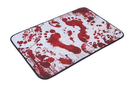 WYCIERACZKA POD DRZWI KRWAWE HALLOWEEN 60x40 CM