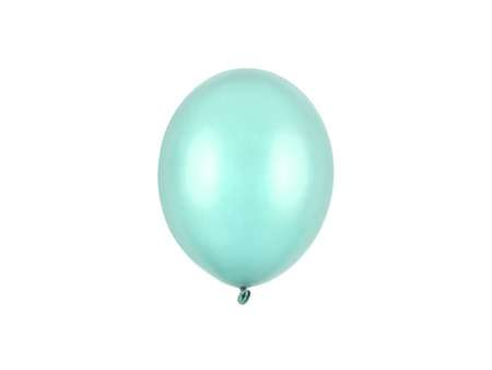 BALONY 27 CM STRONG METALIK MIĘTOWY 100 SZT