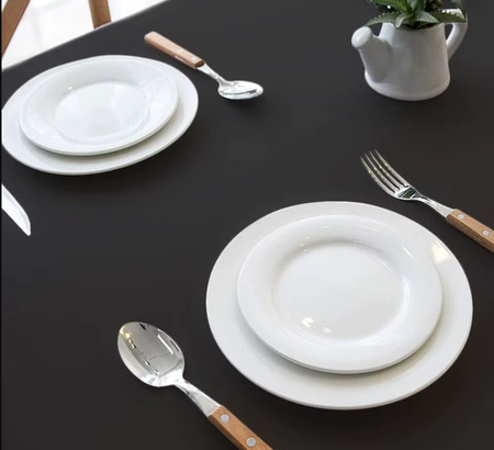 OBRUS CZARNY 140 X 170 CM 