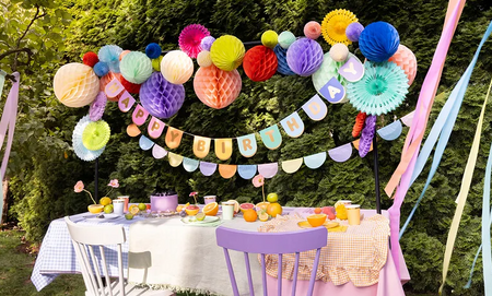 KULA BIBUŁOWA NIEBIESKA 10 CM