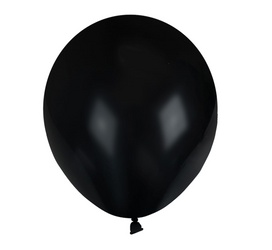 BALONY PASTELOWE LATEKSOWE CZARNE 10 SZT 30 CM