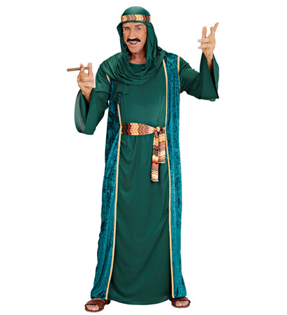 Pk 3 "ARAB SHEIK" 3 colors ass. (robe, over-robe, belt, turban)