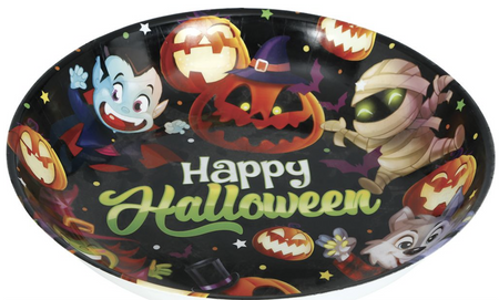 DEKORACJA MISKA MAŁE POTWORY HALLOWEENOWA 32 CM