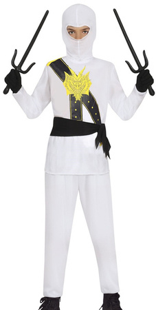 STRÓJ BIAŁY NINJA WOJOWNIK 