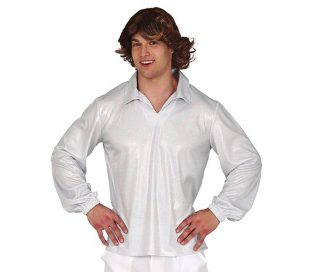 KOSZULA DISCO SREBRNA