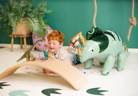 BALON FOLIOWY STOJĄCY DINOZAUR TRICERATOPS DNIO FUN