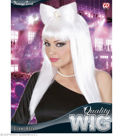 Peruka Glam Rock, nakrycie głowy, karnawał, Bal