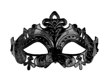 MASKA WENECKA CZARNA