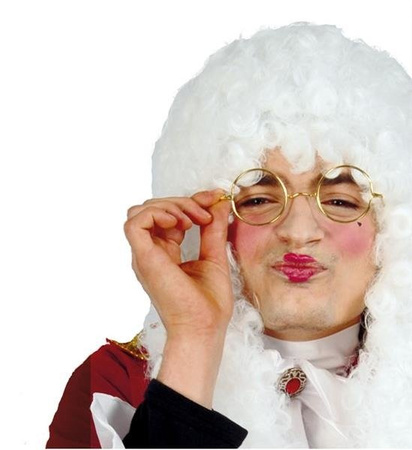 OKULARY MIKOŁAJA OKRĄGŁE ZŁOTE